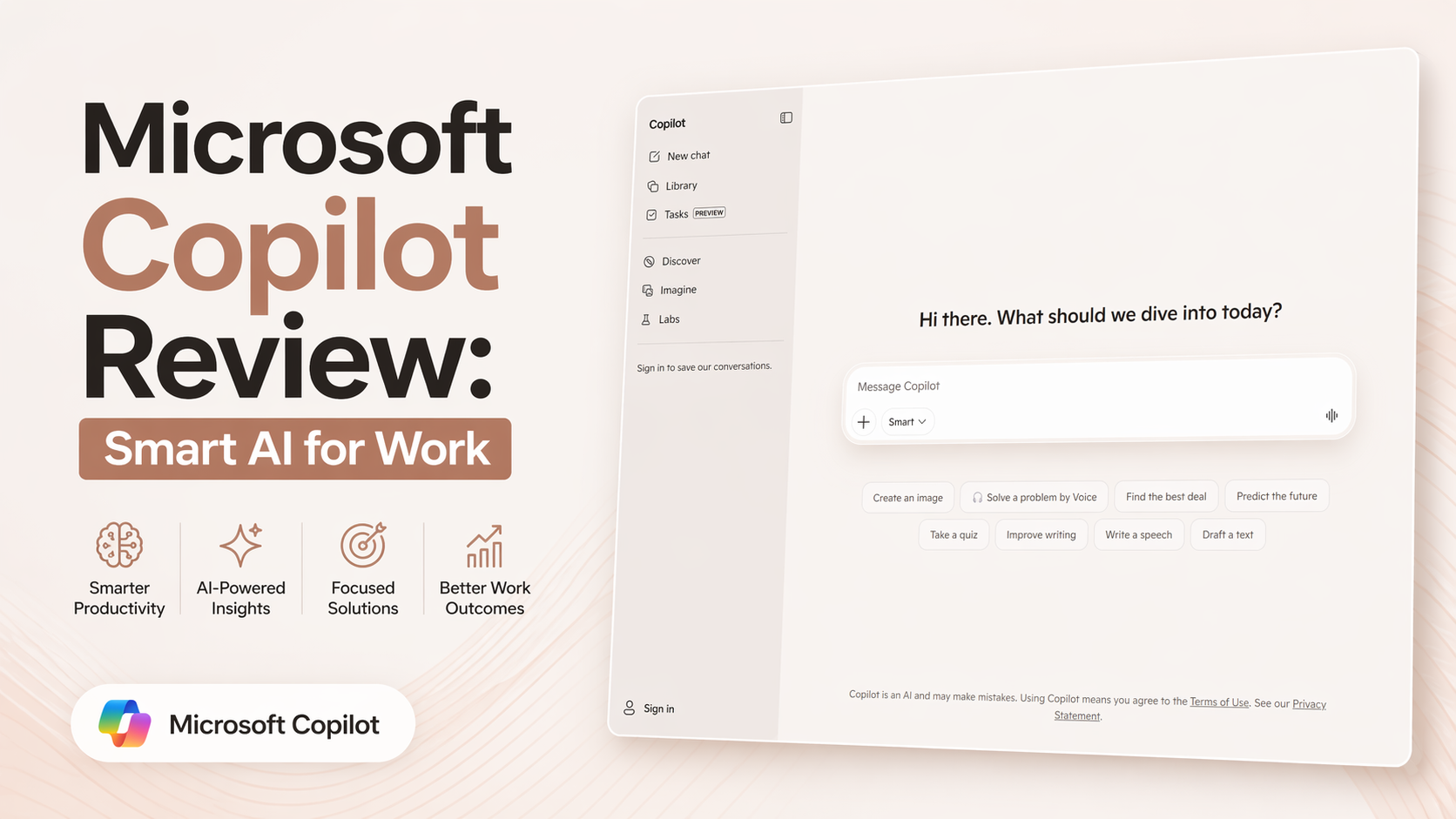 Microsoft Copilot Review: Smart AI for Work screenshot