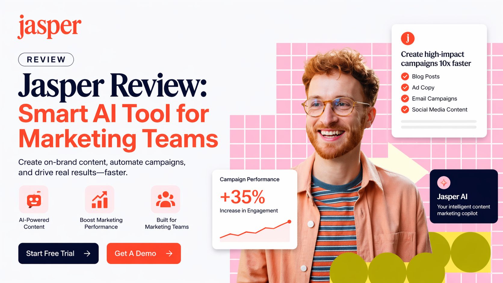 Jasper Review: Smart AI Tool for Marketing Teams screenshot