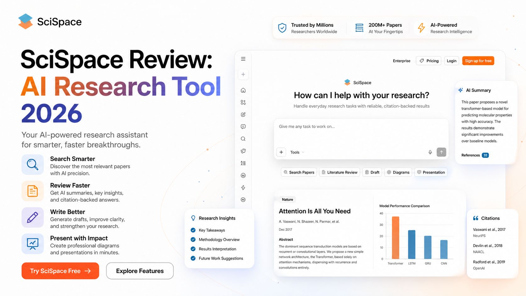 SciSpace Review: AI Research Tool 2026 screenshot