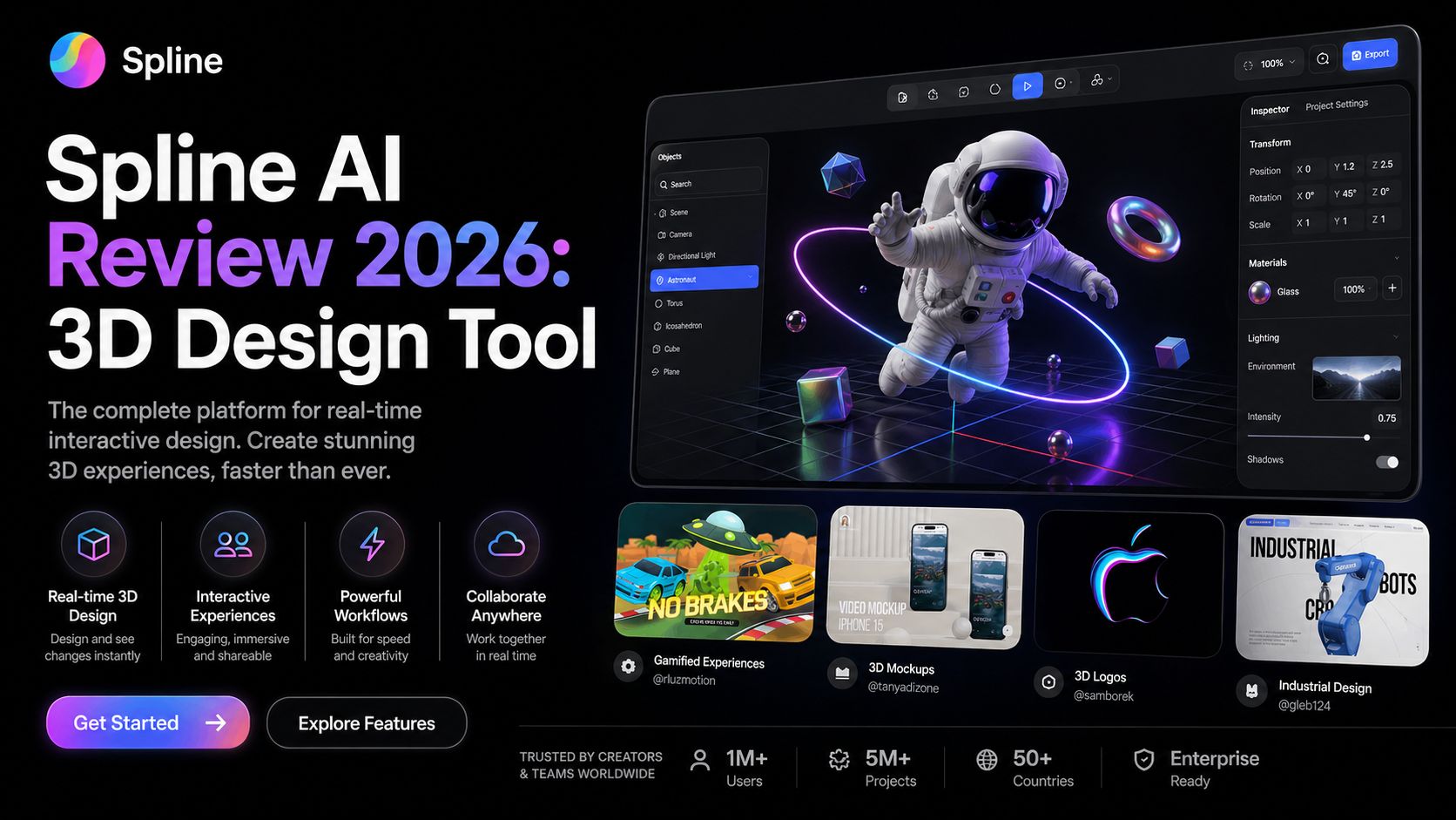 Spline AI Review 2026: 3D Design Tool
