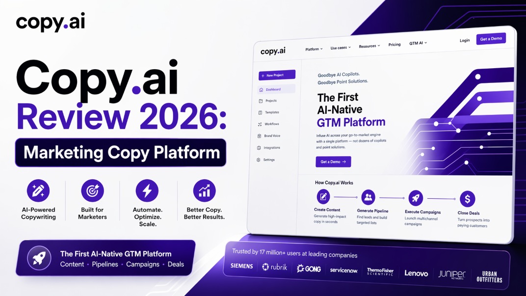 Copy.ai Review 2026: Marketing Copy Platform screenshot