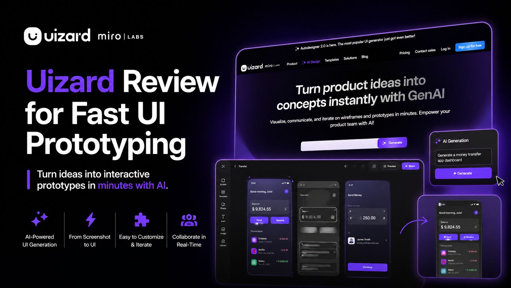 Uizard Review for Fast UI Prototyping
