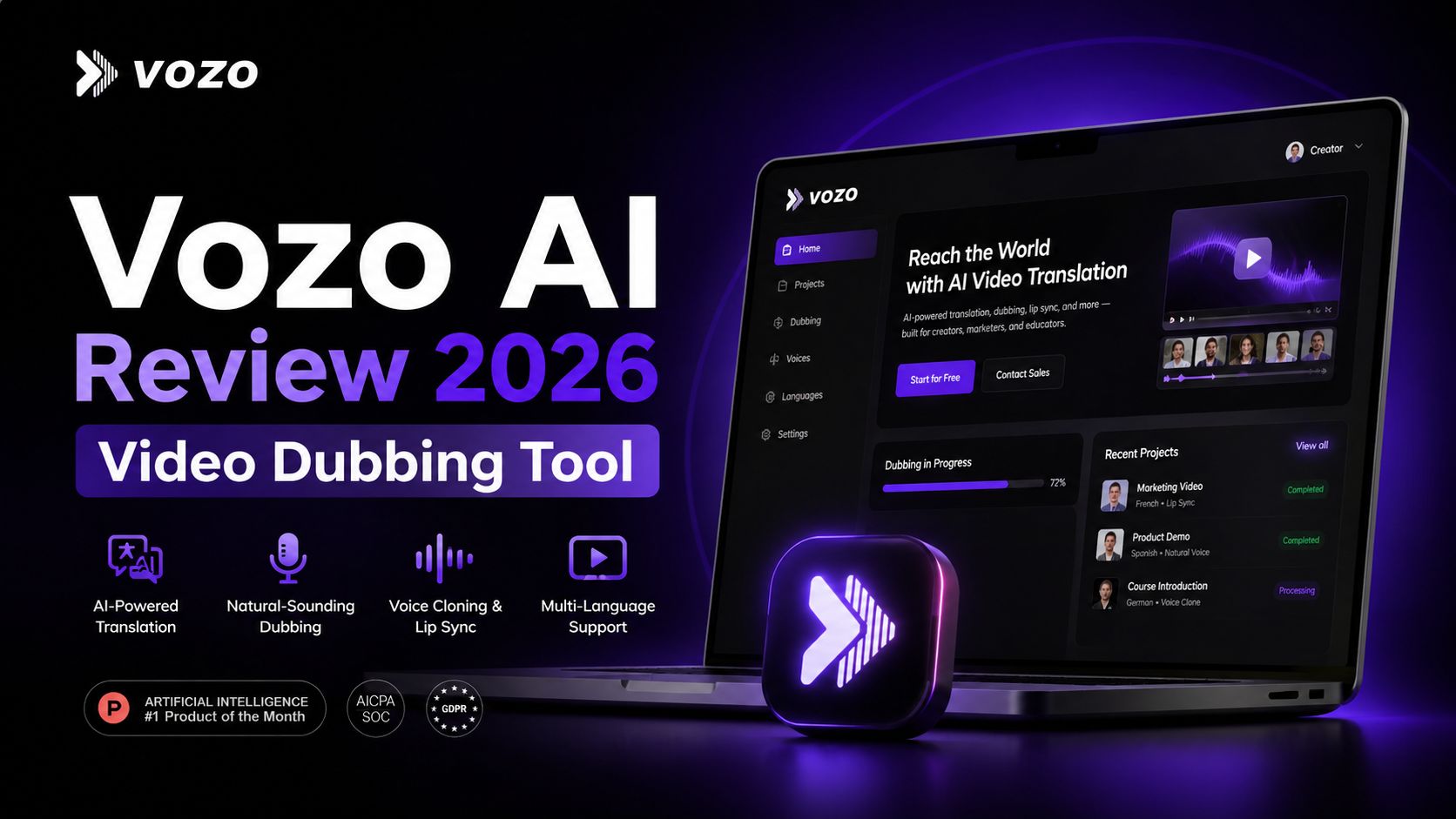 Vozo AI Review 2026 Video Dubbing Tool