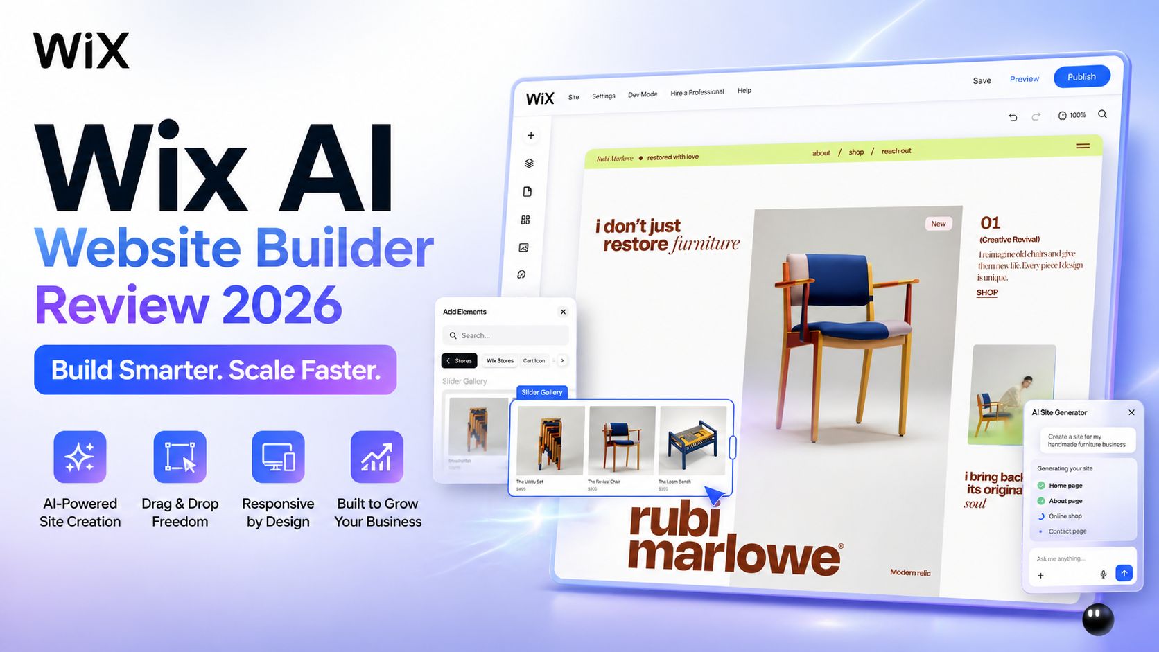 Wix AI Website Builder Review 2026