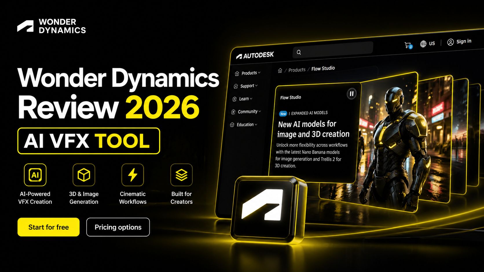 Wonder Dynamics Review 2026 AI VFX Tool