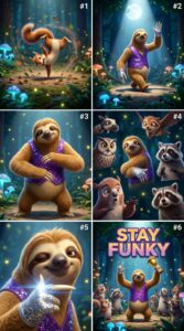 six images in one frame