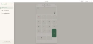 Calculator made by Google AI Studio Preview -02