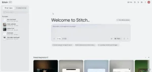 Google Stitch Beta Interface