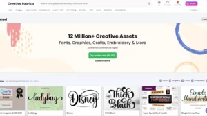 Creative Fabrica homepage