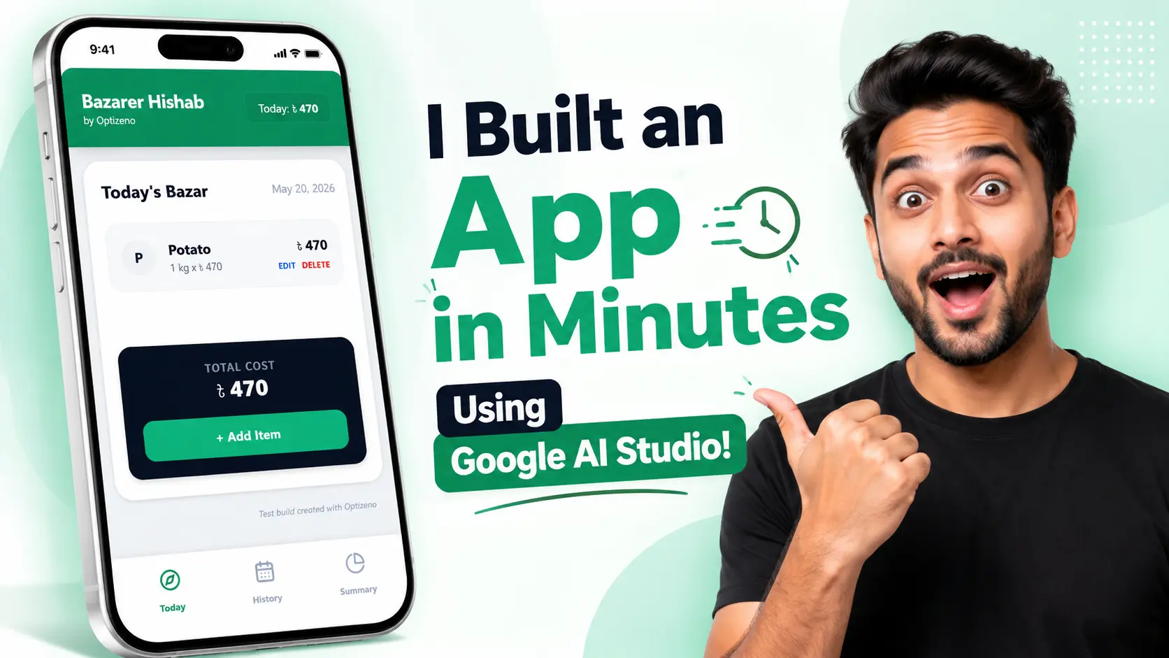 I Built an App in Minutes Using Google AI Studio!