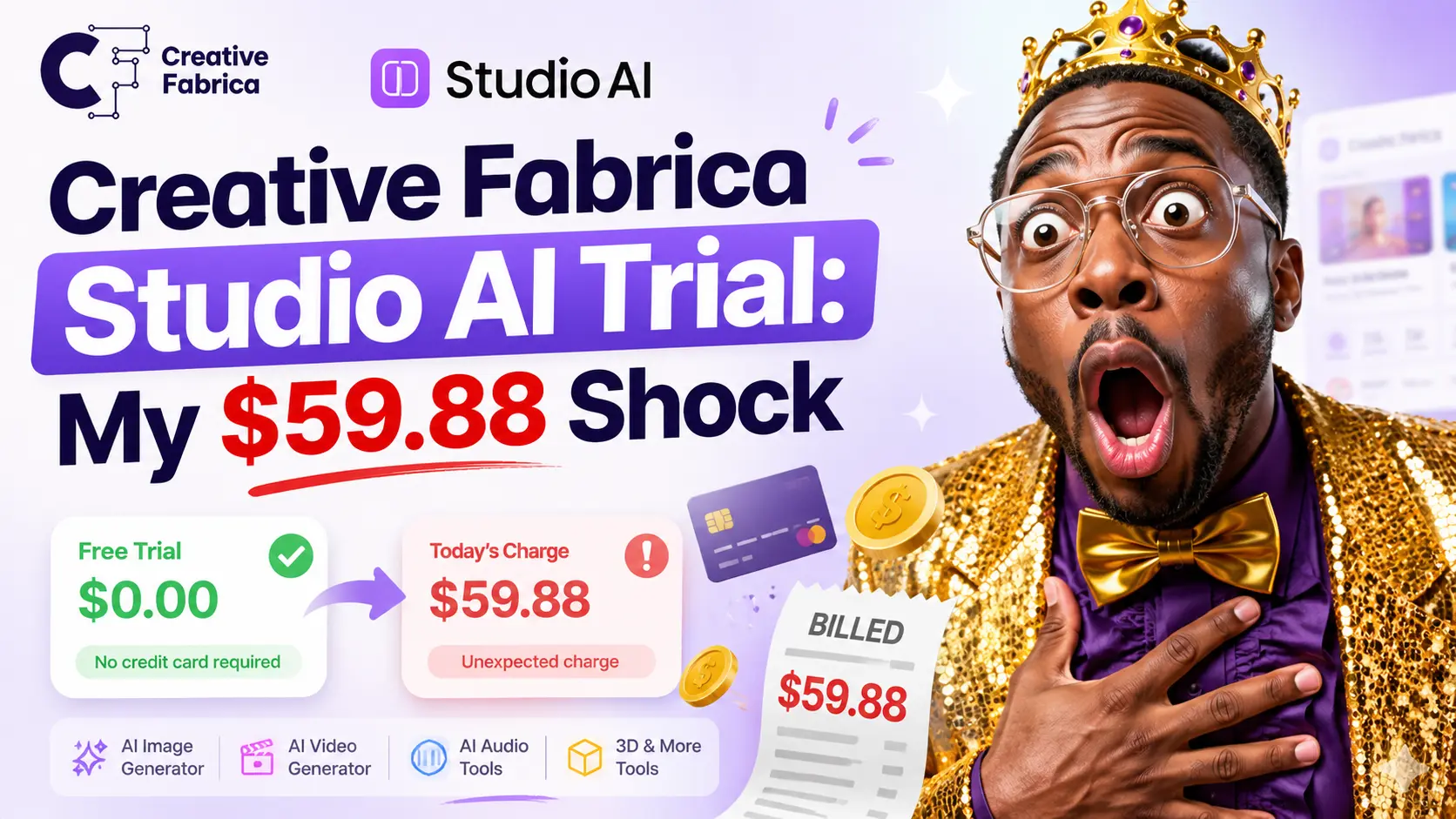 Creative Fabrica Studio AI Trial: My $59.88 Shock