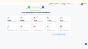 SocialEcho 2.0 supported platforms including Facebook Instagram TikTok YouTube X LinkedIn Reddit and Threads