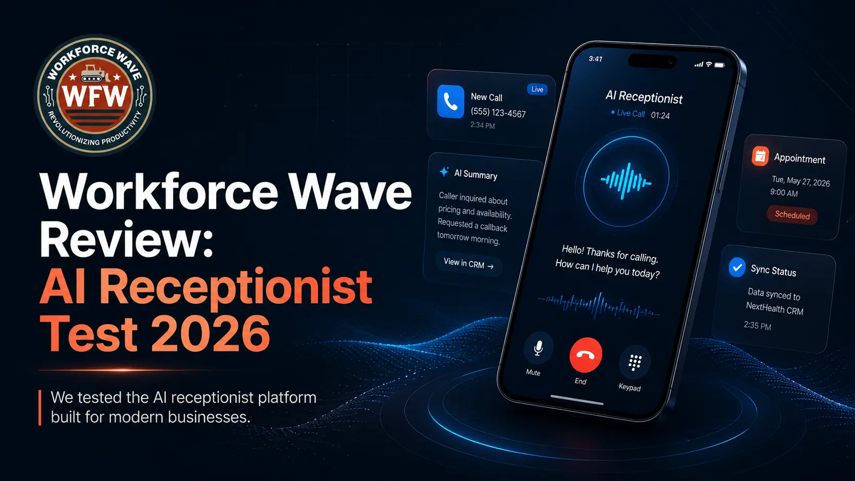 Workforce Wave Review: AI Receptionist Test 2026