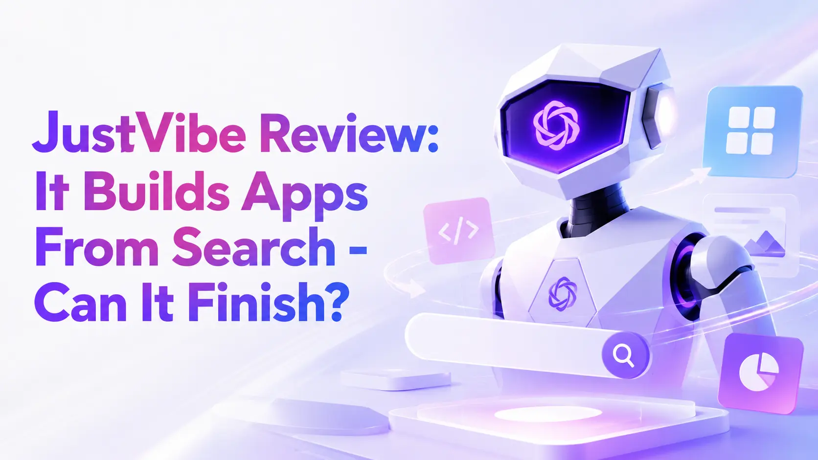 JustVibe Review: It Builds Apps From Search – Can It Finish?